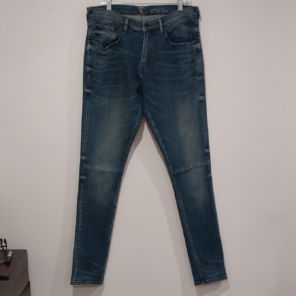 Prps Windsor Stretch Men's Denim Jeans Size 34 Bruised Never Broken Distressed - Picture 2 of 16